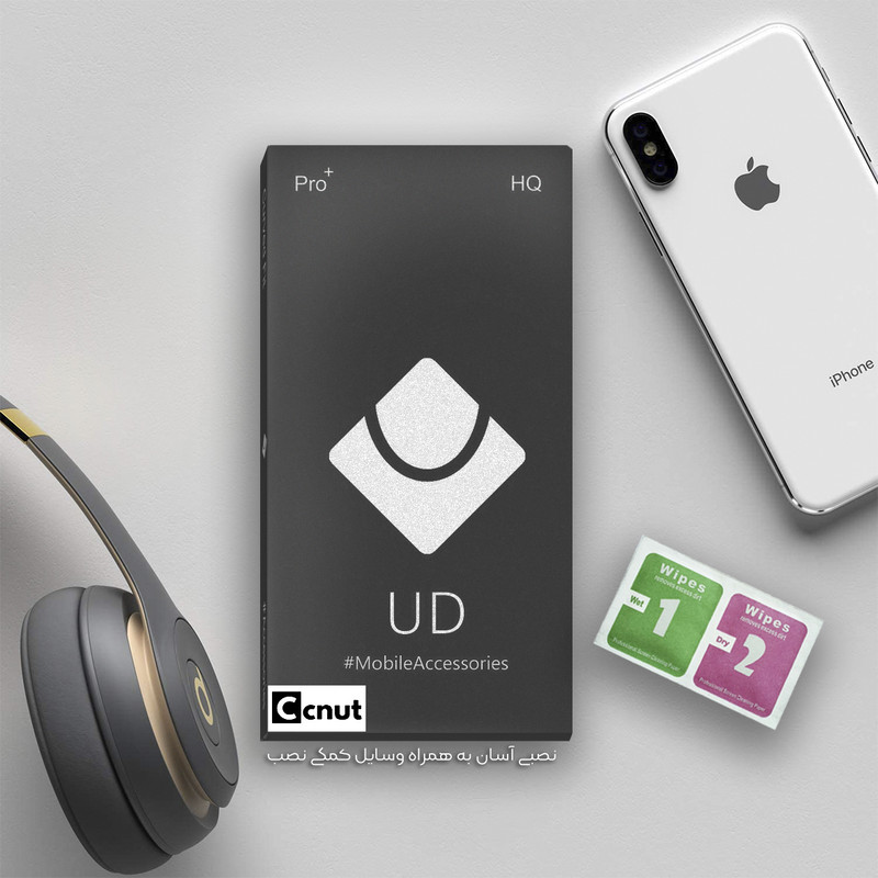 محافظ پشت گوشی کوکونات مدل UD Black مناسب برای گوشی موبایل اپل Iphone X/XS