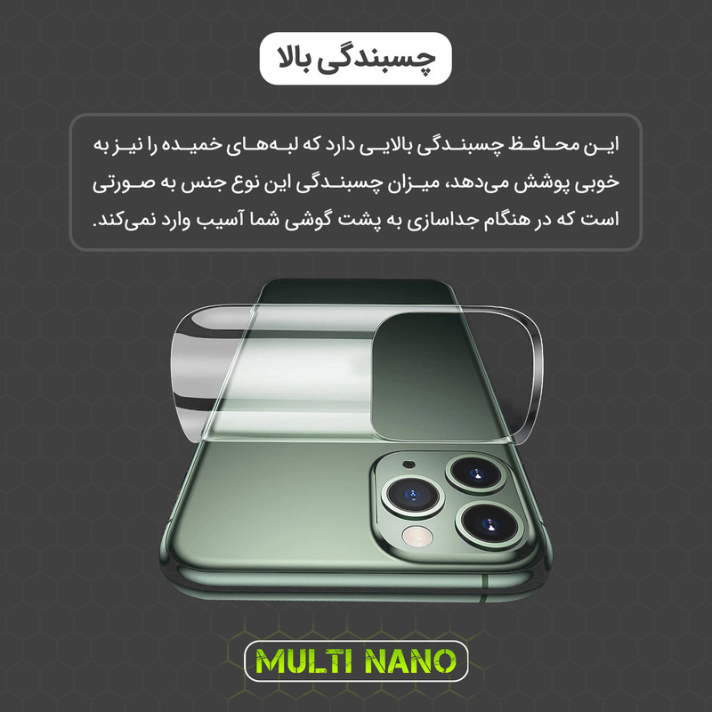 محافظ پشت گوشی هیدروژل مولتی نانو مدل X-F1T مناسب برای گوشی موبایل ناتینگ Phone 1