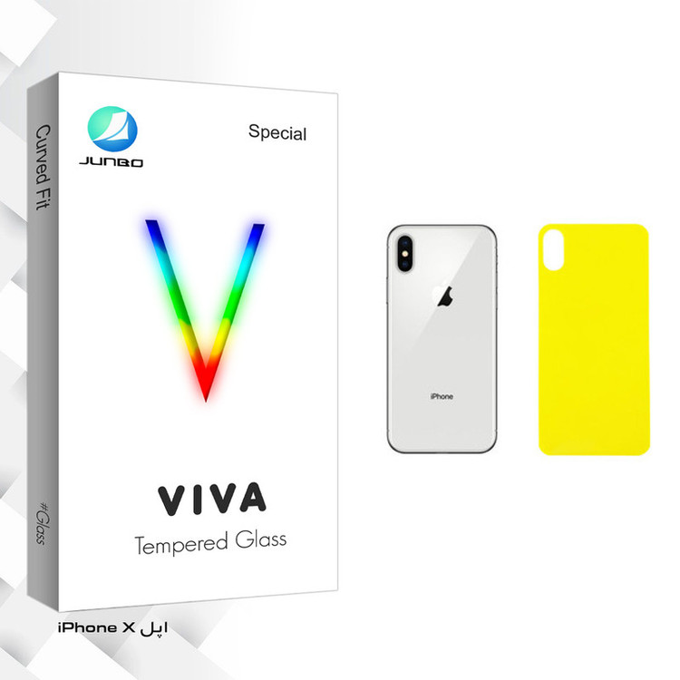 محافظ پشت گوشی جانبو مدل Viva Glass مناسب برای گوشی موبایل اپل iPhone X