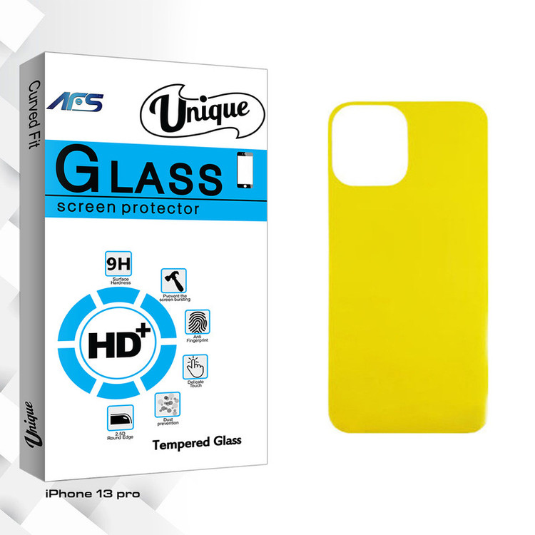 محافظ پشت گوشی ای اف اس مدل Unique Glass TPU مناسب برای گوشی موبایل اپل iPhone 13 pro