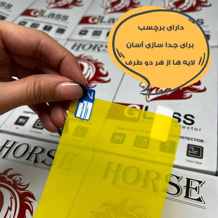 محافظ پشت گوشی نانو هورس مدل NANOBH مناسب برای گوشی موبایل اپل iPhone 12