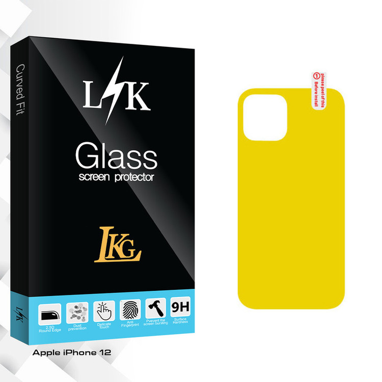 محافظ پشت گوشی ال کا جی مدل LK Glass مناسب برای گوشی موبایل اپل iPhone 12