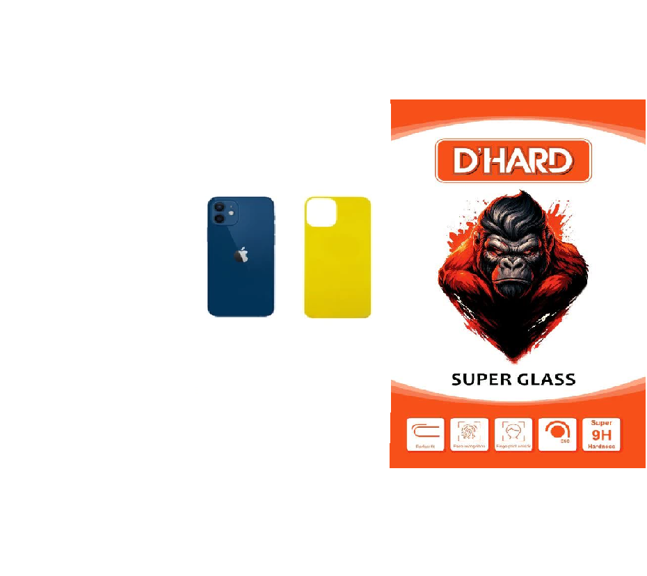 محافظ پشت گوشی D`HARDمدل Shiny Glass مناسب برای گوشی موبایل اپل iPhone 12