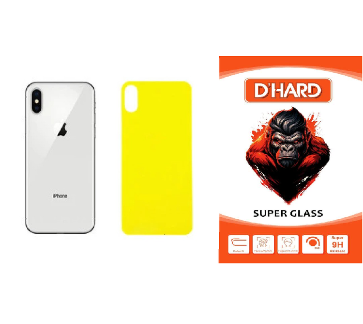 محافظ پشت گوشی D`HARD مدل Delta Glass مناسب برای گوشی موبایل اپل iPhone X