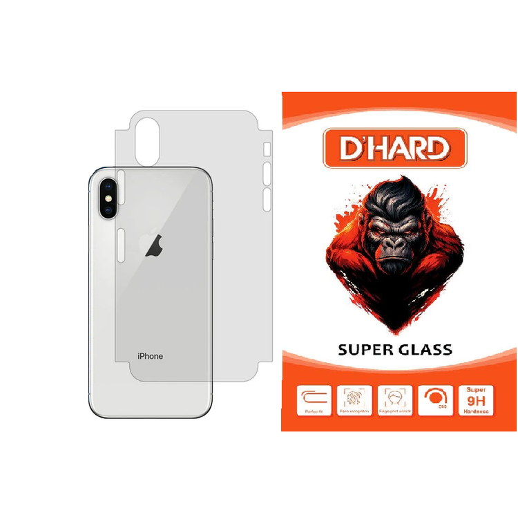 محافظ پشت گوشی شفاف D`HARDمدل HyGEL مناسب برای گوشی موبایل اپل iPhone X