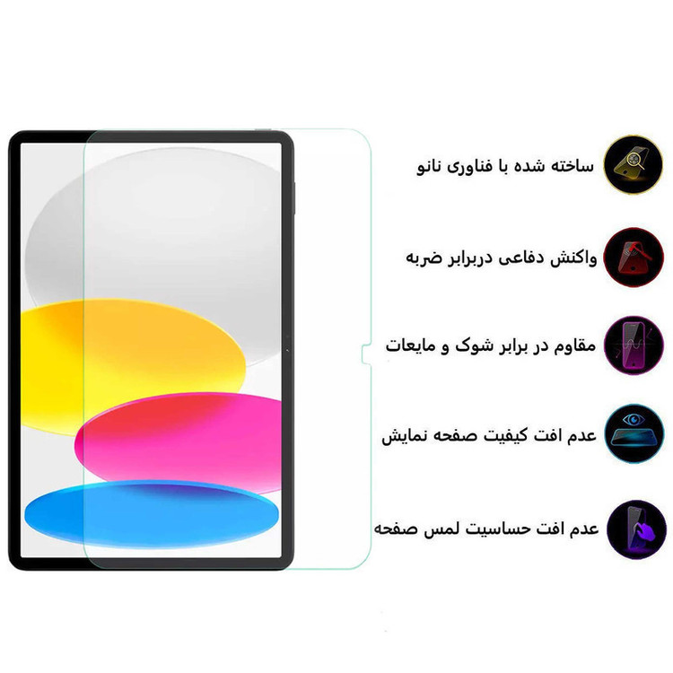 محافظ صفحه نمایش D`HARDمدل 5D Super Power مناسب برای تبلت اپل (iPad A16/ iPad 11 (2025) / iPad 10/ iPad 10.9 (2022