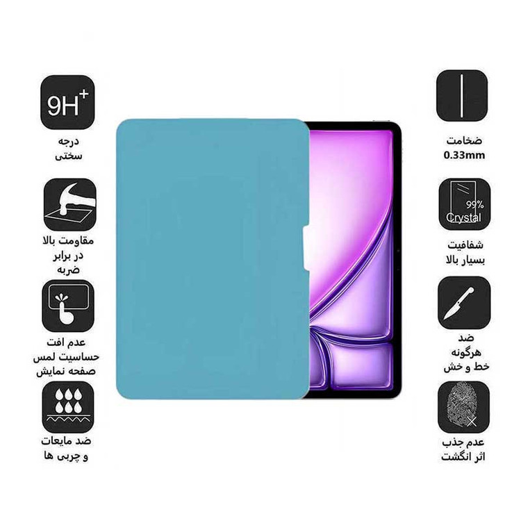 محافظ صفحه نمایش مات D`HARDمدل Xundd paper-like مناسب برای تبلت اپل iPad Air 13 2025 / iPad Air 13 2024 / iPad Pro 13 2024