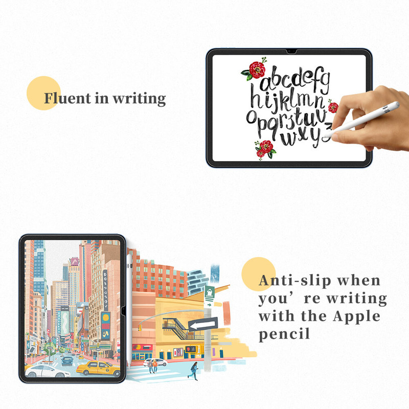 محافظ صفحه نمایش مات D`HARDمدل Xundd AG Paper-Like مناسب برای تبلت اپل iPad 10/ iPad 10.9 2022