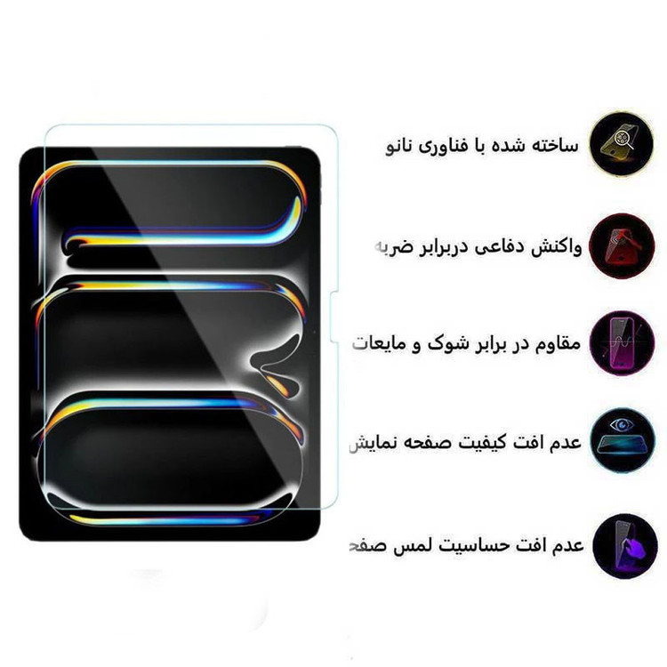 محافظ صفحه نمایش D`HARDمدل Xundd Axe مناسب برای تبلت اپل iPad Pro 13 2024 / iPad Air 13 2024
