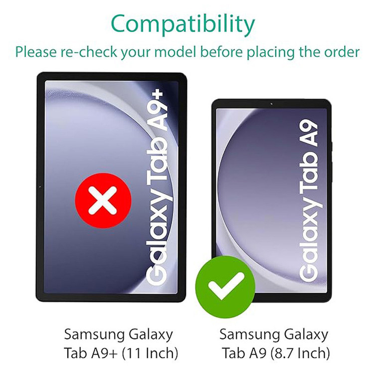 محافظ صفحه نمایش D`HARD مدل Super Power مناسب برای تبلت سامسونگ Galaxy Tab A9