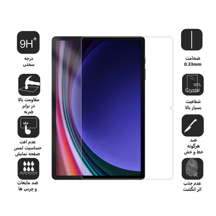 محافظ صفحه نمایشD`HARD مدل Super Power مناسب برای تبلت سامسونگ Galaxy Tab X610/ X616B/ X810/ X816B/ X800/ X806/ T976B/ T975/ T730/ T736B