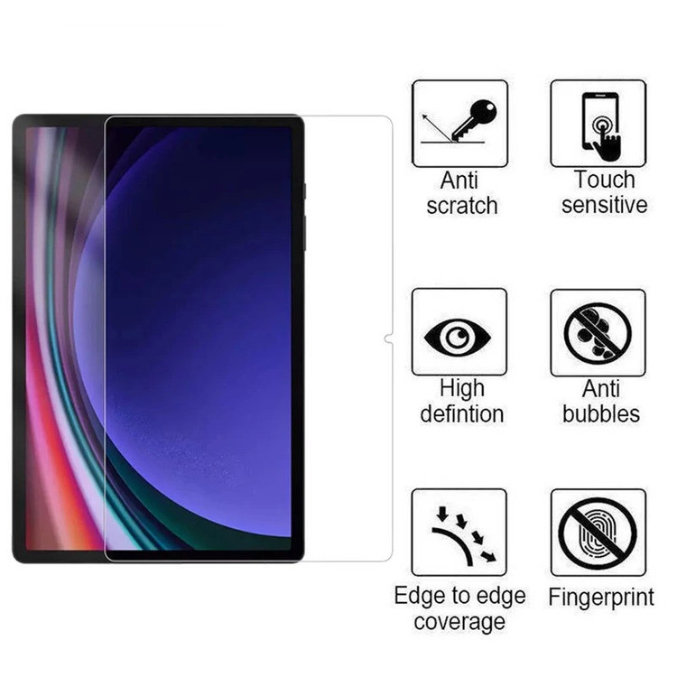 محافظ صفحه نمایش D`HARD مدل Super Power مناسب برای تبلت سامسونگ Galaxy Tab S9 FE Plus/S9 Plus/S8 Plus/S7 Plus/S7 FE