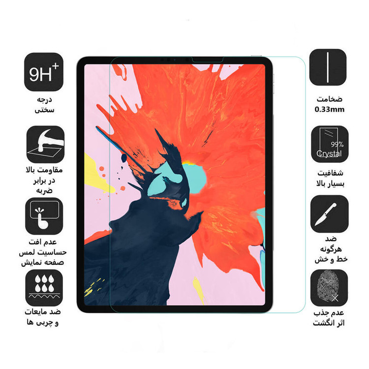 محافظ صفحه نمایش D`HARD مدل Super Power مناسب برای تبلت اپل iPad Pro 12.9 2022/2021/2020/2018