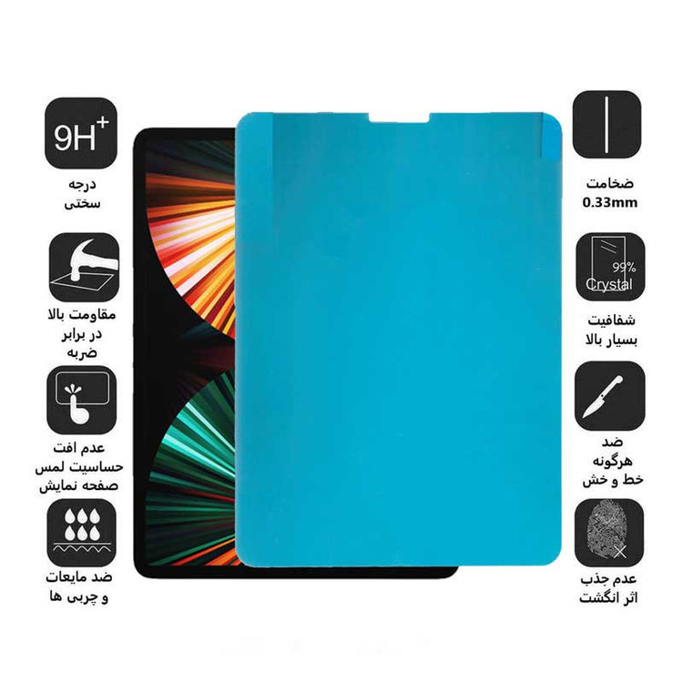 محافظ صفحه نمایش مات KOSAمدل Xundd Paper-Like مناسب برای تبلت اپل iPad Pro 11 (2018, 2020, 2021, 2022)/ Air 10.9 (2022)/ Air 4/ Air 5