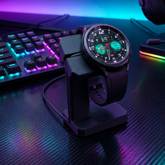 داک شارژر مدل SJ30 مناسب برای ساعت هوشمند سامسونگ Galaxy Watch 6/5/FE