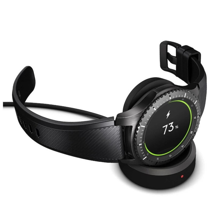 داک شارژر بی سیم تنکیو مدل Q-CHWGS3 مناسب برای ساعت هوشمند سامسونگ Galaxy Watch Gear S3 Frontier