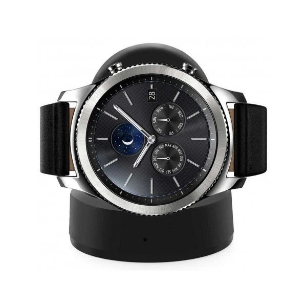 داک شارژر بی سیم تنکیو مدل Q-CHWGS3 مناسب برای ساعت هوشمند سامسونگ Galaxy Watch Gear S3 Frontier