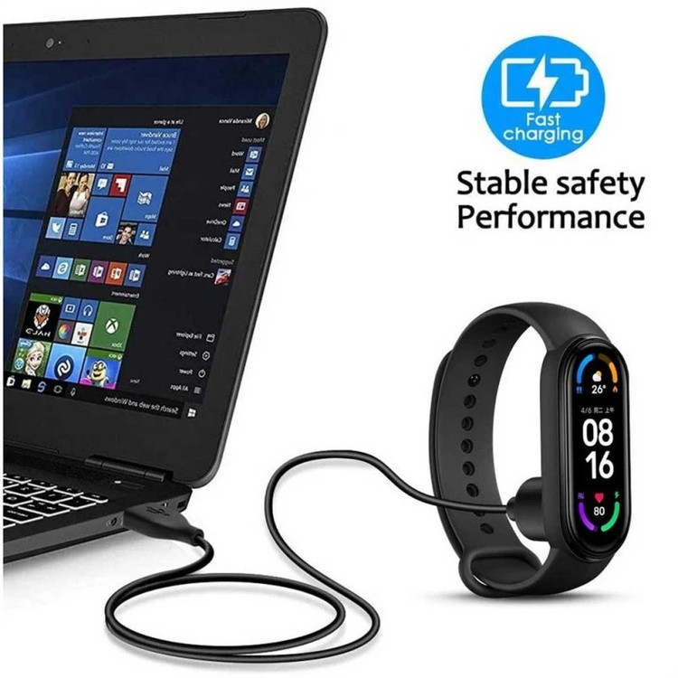 کابل شارژ مدل MI-B06 مناسب برای مچ بند هوشمند شیائومی MI Band 6