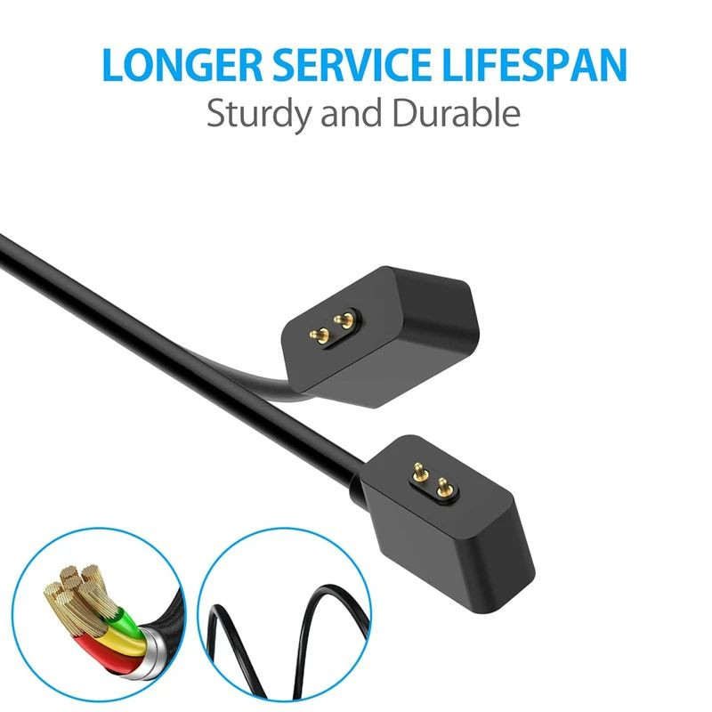 کابل شارژ کروکودیل مدل C-CH مناسب برای ساعت هوشمند شیائومی Mi Band 9