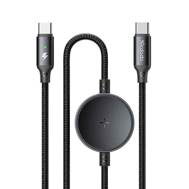 کابل شارژ USB-C مک دودو مدل CA-417 مناسب برای ساعت هوشمند سامسونگ Galaxy Watch 4-6 Fit2/3 5Pro 4/6Classic