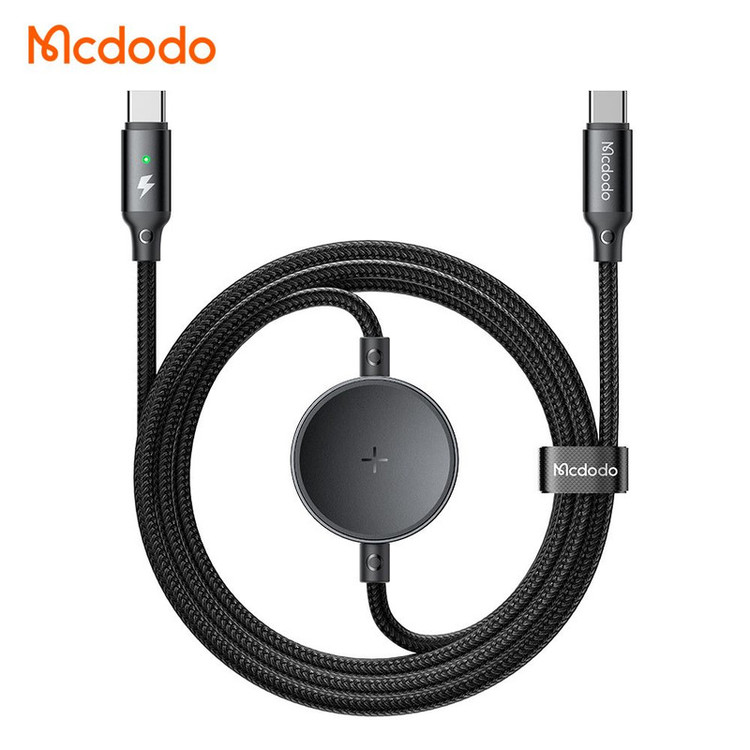 کابل شارژ USB-C مک دودو مدل CA-417 مناسب برای ساعت هوشمند سامسونگ Galaxy Watch 4-6 Fit2/3 5Pro 4/6Classic