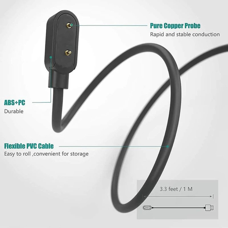 کابل شارژ کروکودیل C-Charge مناسب برای ساعت هوشمند هوآوی Fit 3
