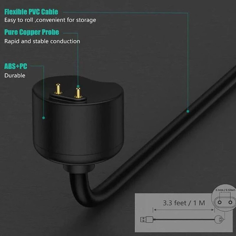 کابل شارژ مسیر مدل M-Chrge مناسب برای ساعت هوشمند شیائومی Mi Band 7