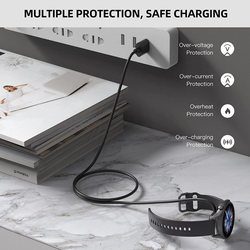 کابل شارژ کروکودیل مدل C-Charge مناسب برای ساعت هوشمند امیزفیت GTS/GTR