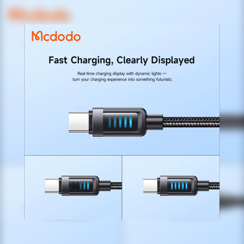 کابل usb-c مک دودو مدل ca-0350 240W طول۱.۲ متر