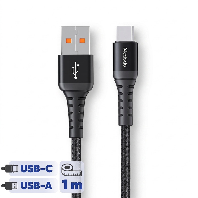 کابل تبدیل USB به USB-C مک دودو مدل CA-2271 طول 1 متر