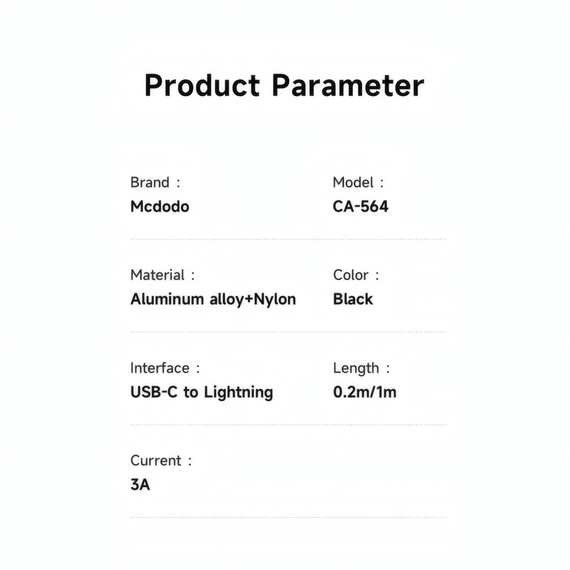 کابل USB-C مک دودو مدل Bending CA-564 طول 1 متر