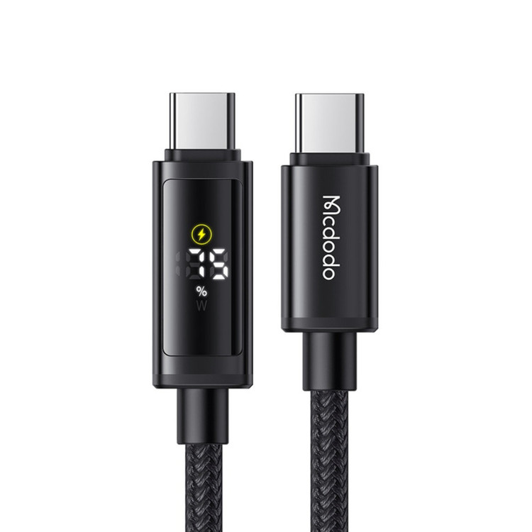 کابل USB- C مک دودو مدل Dual LED Display طول 1.2 متر