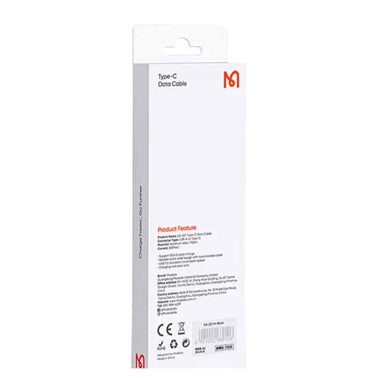 کابل شارژر USB به USB-C مک دودو مدل CA-227 طول 1 متر