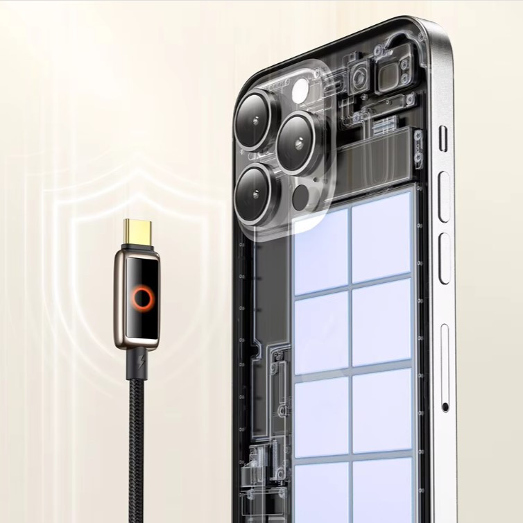کابل USB-C مک دودو مدل 100W Halo Breathing Light CA-668 طول 1.2 متر