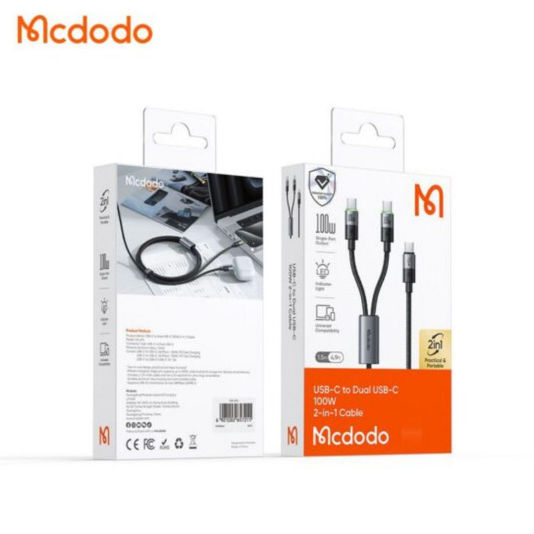 کابل usb-c مک دودو مدل ca-6740 طول1.5 متر