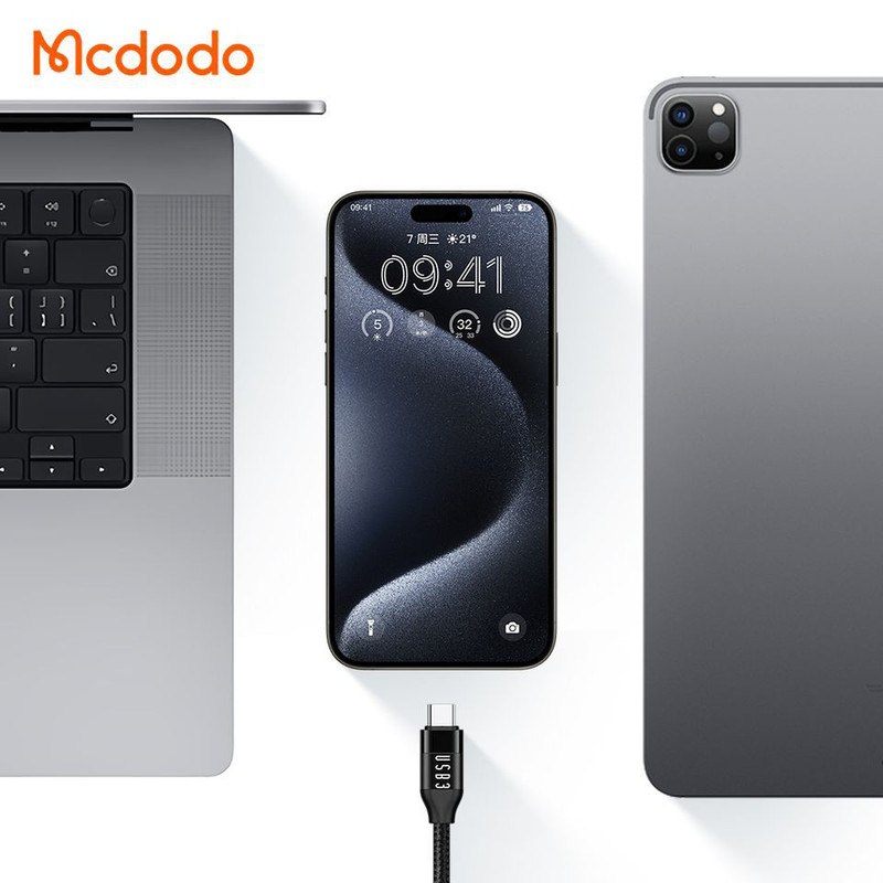 کابل USB-C مک دودو مدل 100W USB 3 طول 1.2متر