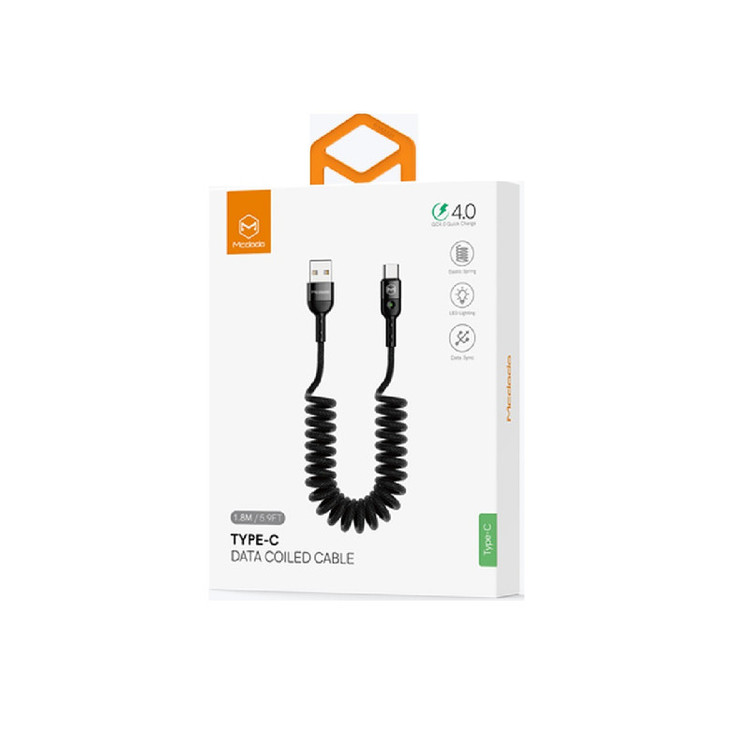 کابل تبدیل USB به USB-C مک دودو مدل MC-CA-6420 طول 1.8 متر