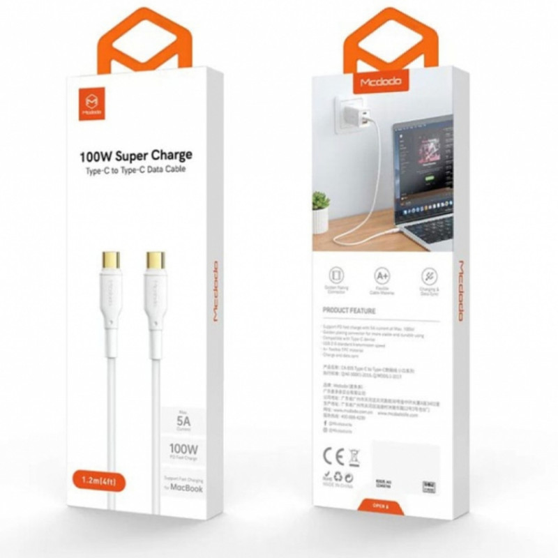 کابل USB-C مک دودو مدل CA-8350 100w طول 1.2 متر