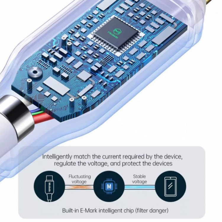 کابل USB-C مک دودو مدل CA-8350 100w طول 1.2 متر