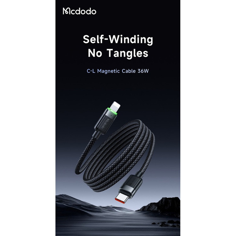 کابل تبدیل USB-C به لایتنینگ مک دودو مدل CA-2010 طول 1.2 متر