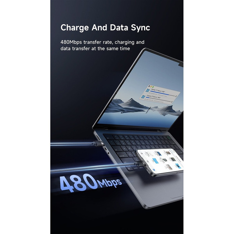کابل تبدیل USB-C به لایتنینگ مک دودو مدل CA-2010 طول 1.2 متر