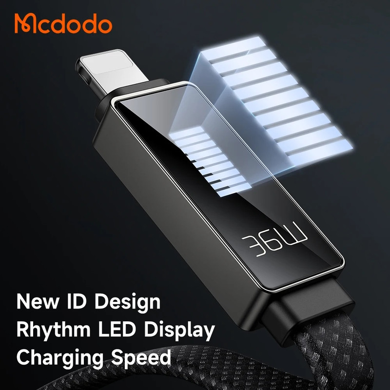 کابل تبدیل USB-C به لایتنینگ مک دودو مدل CA-496 طول 1.2 متر