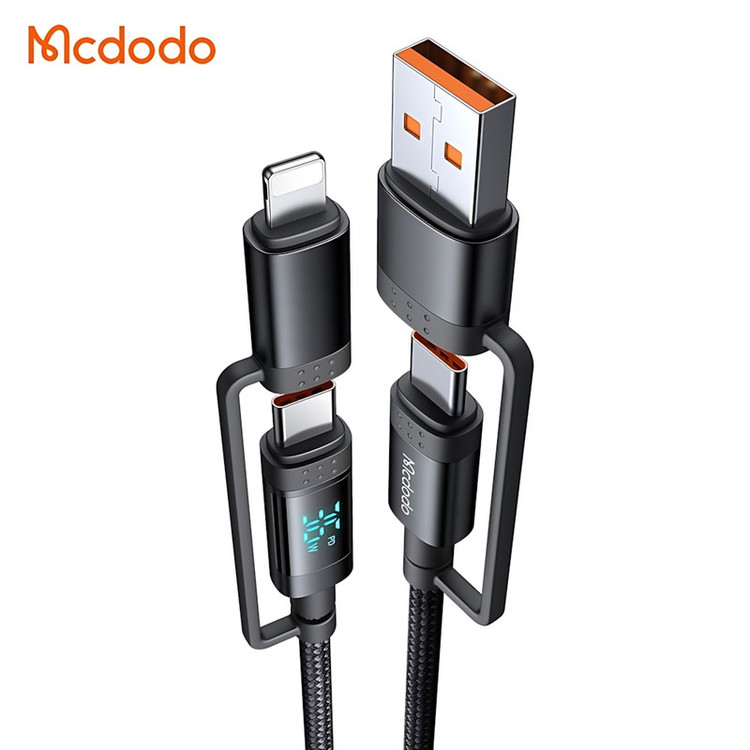 کابل تبدیل USB-C به USB/لایتنینگ مک دودو مدل CA-1990 طول 1.2 متر