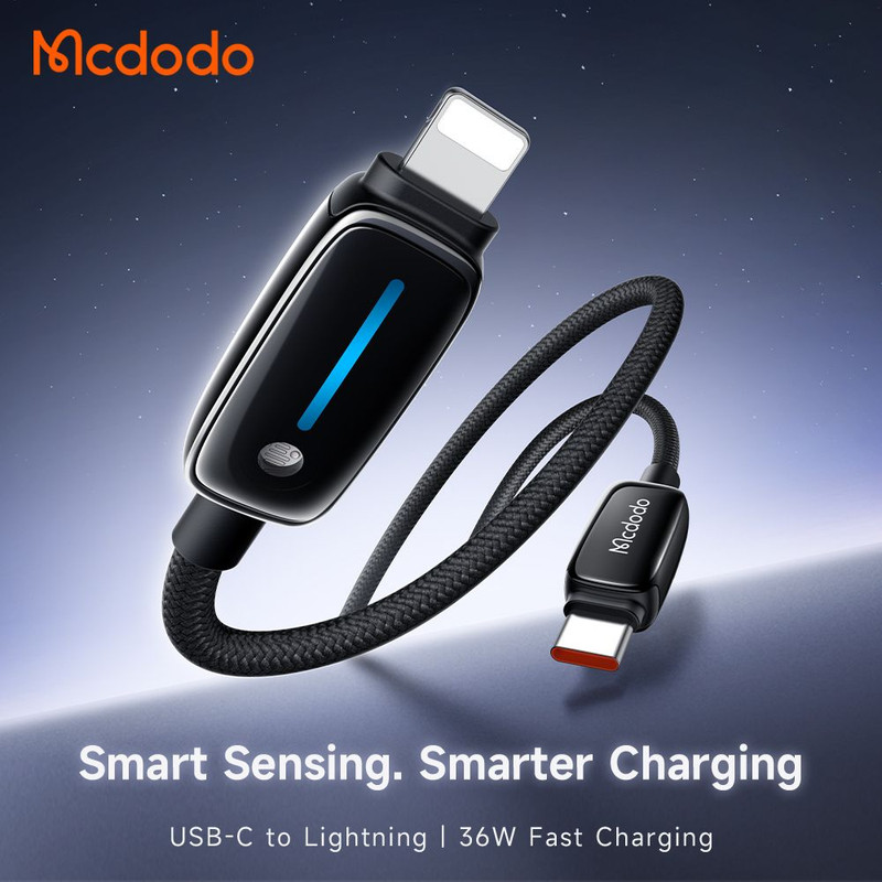 کابل تبدیل USB-C به لایتنینگ مک دودو مدل CA-005 طول 1.2 متر
