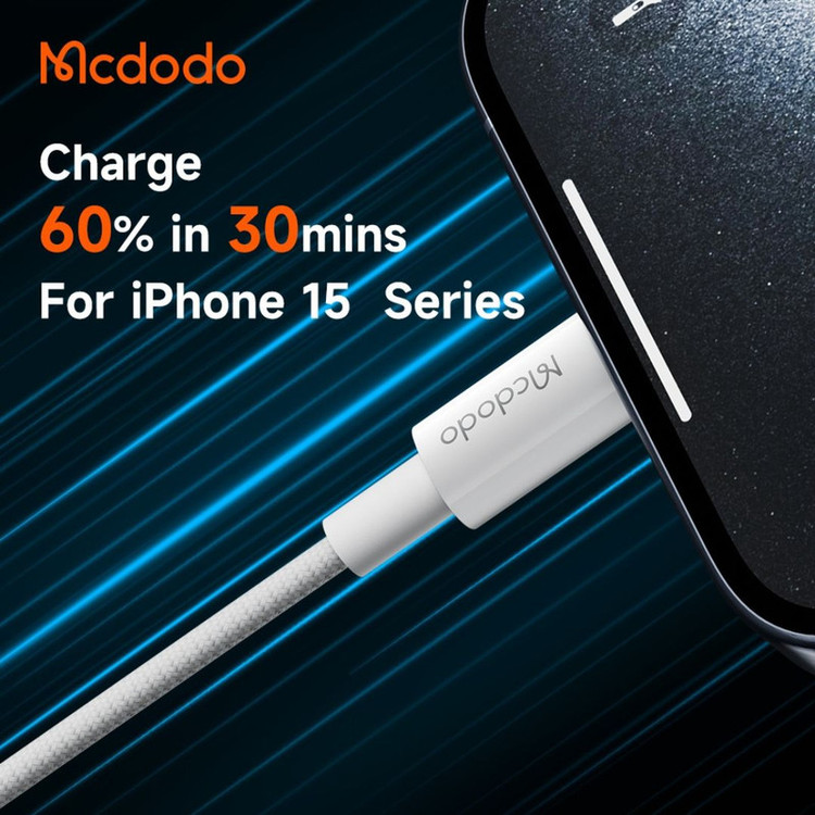 کابل USB-C مک دودو مدل 60W CA-277 طول 1.2 متر