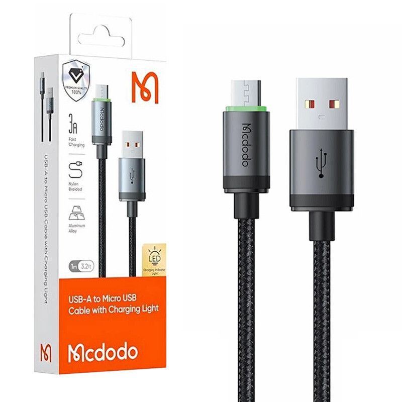 کابل تبدیل USB به MicroUSB مک دودو مدل CA-203 طول 1 متر