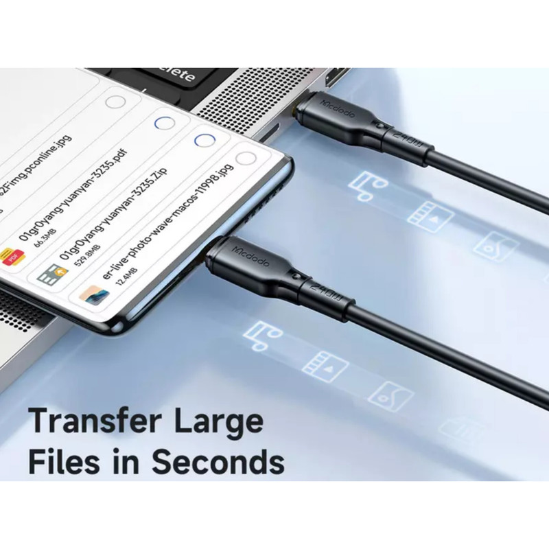 کابل تبدیل USB-C مک دودو مدل 240w طول 1.2 متر