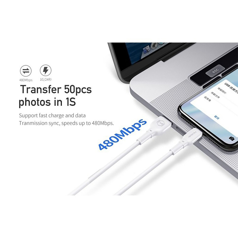 کابل تبدیل USB به USB-C مک دودو مدل CA-7280 طول 1.2 متر