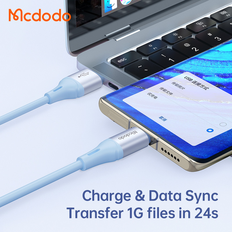 کابل تبدیل USB به USB-C مک دودو مدل CA-1842 طول 1.2متر