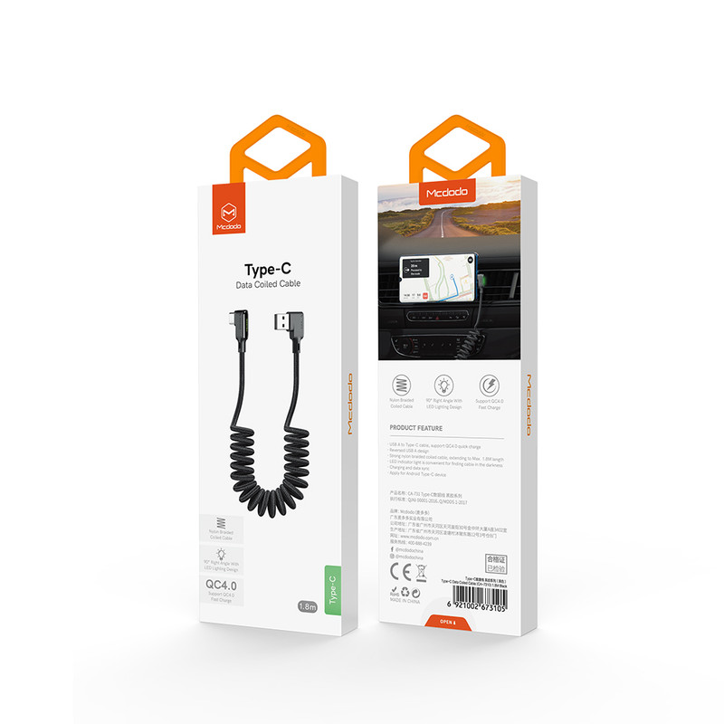 کابل تبدیل USB به USB-C مک دودو مدل CA-7310 طول 1.8 متر